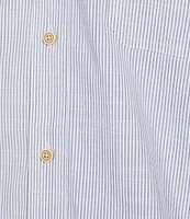 Cremieux Blue Label Stripe Short Sleeve Woven Shirt