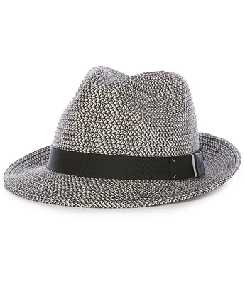Cremieux Blue Label Two-Tone Braided Fedora Hat