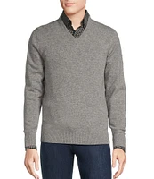 Cremieux Blue Label V-Neck Cashmere Sweater