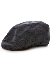 Cremieux Blue Label Window Pane Plaid Driving Hat