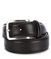 Daniel Cremieux Signature Burnished Italian Leather Dress Belt