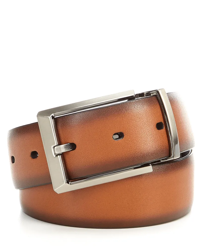 Cremieux Burnished Reversible Leather Belt