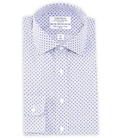 Cremieux Classic Fit Non-Iron Spread Collar Printed Dress Shirt