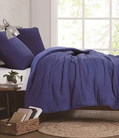 Cremieux Dorm Essentials Collection Crinkle Textured Comforter