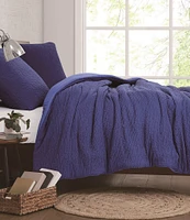 Cremieux Dorm Essentials Collection Crinkle Textured Comforter