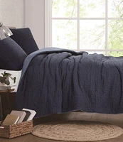 Cremieux Dorm Essentials Collection Crinkle Textured Comforter