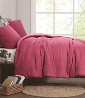 Cremieux Dorm Essentials Collection Crinkle Textured Comforter