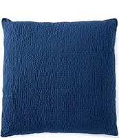 Cremieux Dorm Essentials Collection Crinkle Textured Euro Pillow