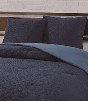 Cremieux Dorm Essentials Collection Crinkle Textured Euro Pillow