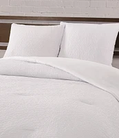 Cremieux Dorm Essentials Collection Crinkle Textured Euro Pillow