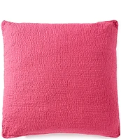 Cremieux Dorm Essentials Collection Crinkle Textured Euro Pillow