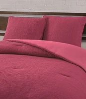 Cremieux Dorm Essentials Collection Crinkle Textured Euro Pillow