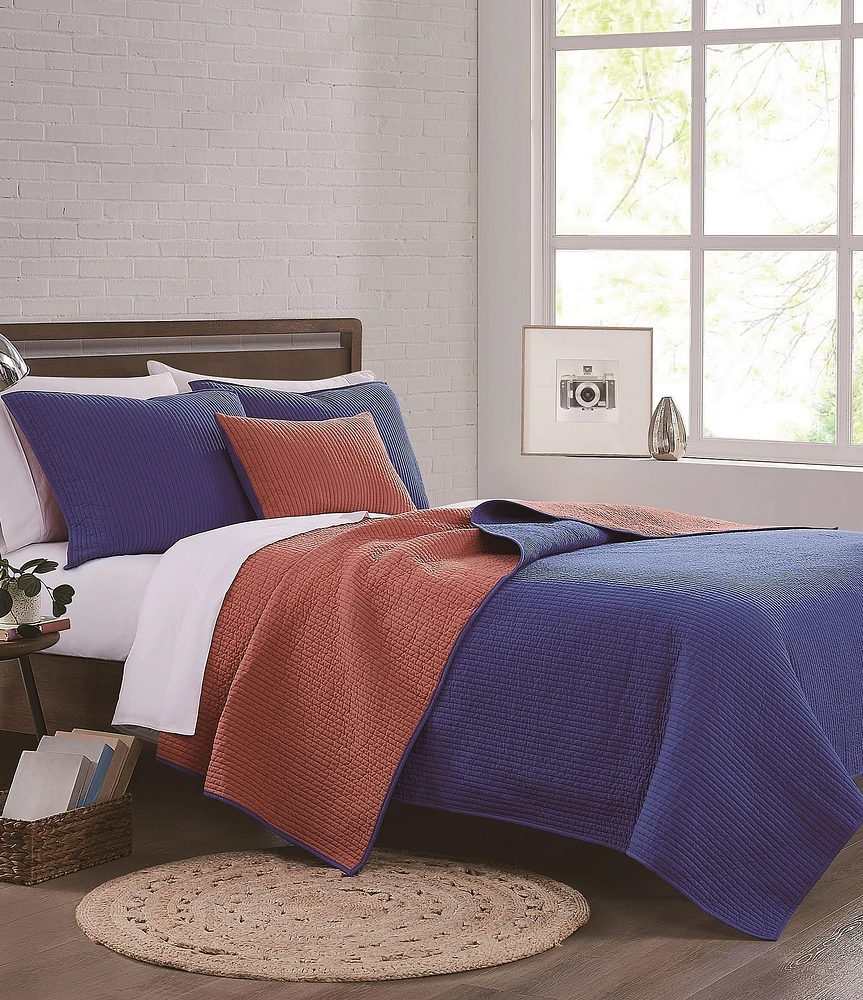 Cremieux Dorm Essentials Collection Reversible Quilt Mini Set