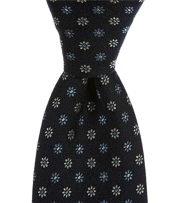 Cremieux Duke Flower Neat 3 3/8#double; Woven Silk Tie