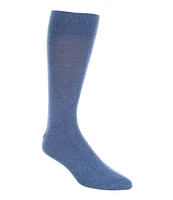 Cremieux Flat Knit Solid Crew Dress Socks