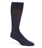 Cremieux Flat Knit Solid Crew Dress Socks