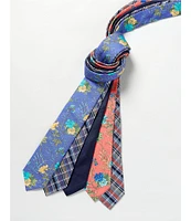 Cremieux Floral 3 1/4#double; Woven Silk Tie