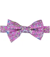 Cremieux Floral Print Silk Bow Tie