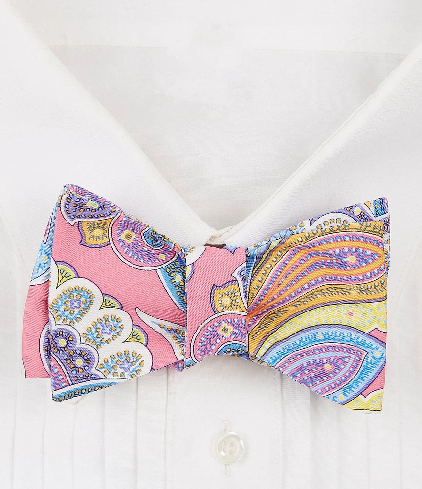 Cremieux Kaline Paisley Cotton Bow Tie