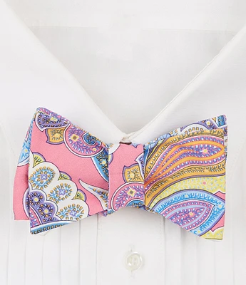 Cremieux Kaline Paisley Cotton Bow Tie