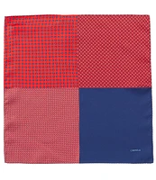 Cremieux Micro Neat 4-Square Silk Pocket Square