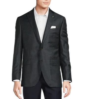 Cremieux Modern Fit Fancy Check Pattern Sport Coat