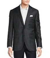 Cremieux Modern Fit Fancy Check Pattern Sport Coat