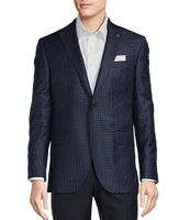 Cremieux Modern Fit Fancy Check Pattern Sport Coat