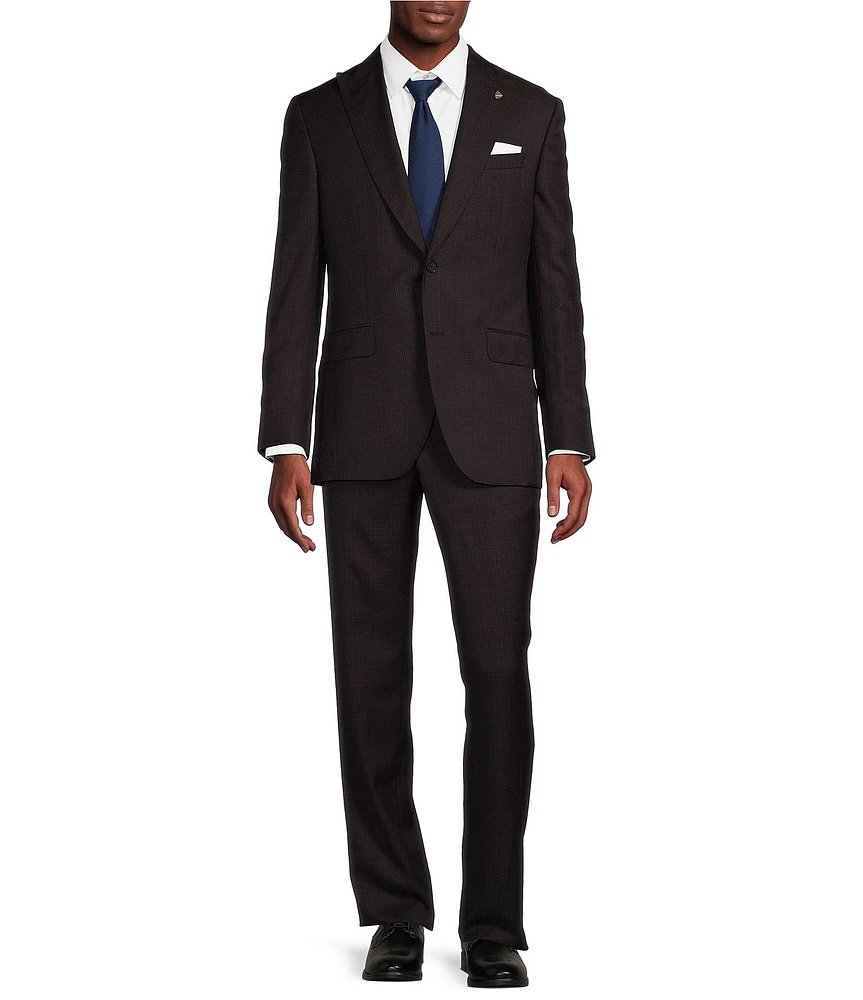 Cremieux Modern Fit Flat Front Fancy Print 2-Piece Suit
