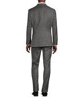 Cremieux Modern Fit Flat Front Light Tonal Plaid 2-Piece Suit