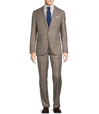 Cremieux Modern Fit Flat Front Plaid 2-Piece Suit