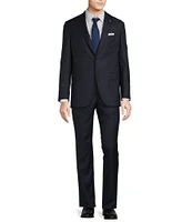 Cremieux Modern Fit Flat Front Tonal Plaid 2-Piece Suit