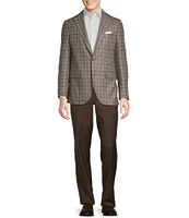 Cremieux Modern Fit Wide Plaid Pattern Sport Coat