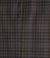 Cremieux Modern Fit Multi Dark Plaid Pattern Sport Coat