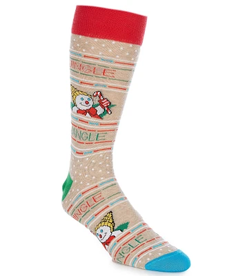 Cremieux Mr. Bingle Jingle Crew Dress Socks