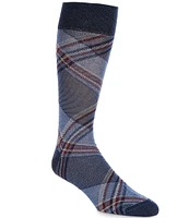 Cremieux Open Plaid Crew Dress Socks