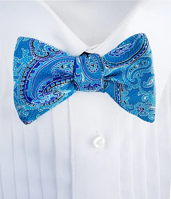 Cremieux Paisley Woven Silk Bow Tie