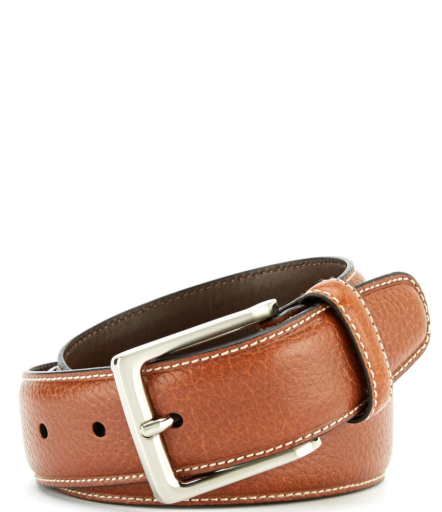 Cremieux Pebble Contrast Stitch Belt