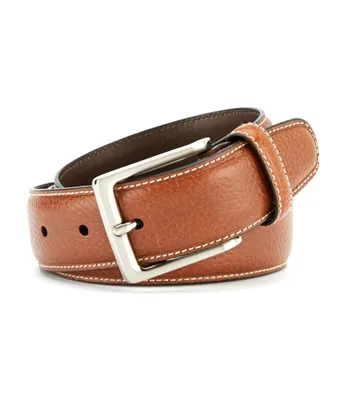 Cremieux Pebble Contrast Stitch Belt