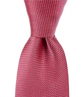 Cremieux Pindotted Nonsolid 3#double; Woven Silk Tie