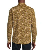 Cremieux Premium Denim Paisley Stretch Long Sleeve Woven Shirt