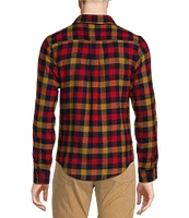 Cremieux Premium Denim Plaid Long Sleeve Woven Shirt