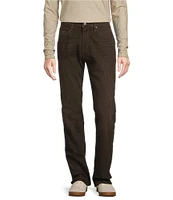 Premium Denim Relaxed Straight Fit Light Brown Stretch Jeans