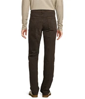 Premium Denim Relaxed Straight Fit Light Brown Stretch Jeans