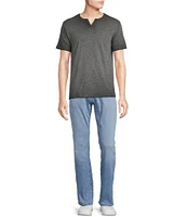 Cremieux Premium Denim Relaxed Straight Fit Light Wash Stretch Jeans