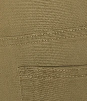 Premium Denim Relaxed Straight Fit Khaki Stretch Jeans