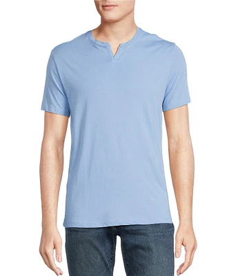 Cremieux Premium Denim Side Stripe Detail Short Sleeve T-Shirt