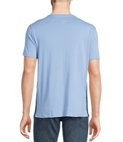 Cremieux Premium Denim Side Stripe Detail Short Sleeve T-Shirt