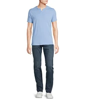 Cremieux Premium Denim Side Stripe Detail Short Sleeve T-Shirt