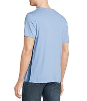 Cremieux Premium Denim Side Stripe Detail Short Sleeve T-Shirt